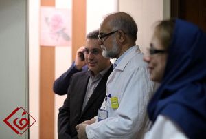 بازدید دکتر قاسم جان بابای معاون محترم درمان وزارت بهداشت از مزکط قلب و عروق شهید رجایی: عکس شماره 9 / 12